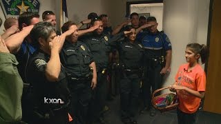 10 year old brings Austin police to tears with two simple words [upl. by Nnodnarb142]