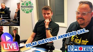 The BIG solar and battery storage questions answered LIVE [upl. by Lamraj]