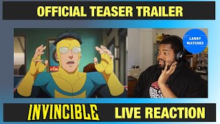 Invincible Season 3  Official Teaser Trailer  Reaction Prime Video [upl. by Herm]