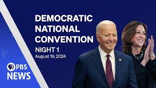 WATCH LIVE 2024 Democratic National Convention  DNC Night 1  PBS News special coverage [upl. by Shig821]