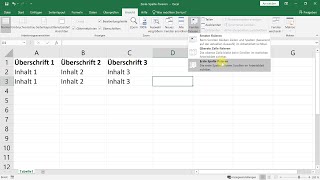 Spalten und Zeilen AUSBLENDEN  Verstecken oder EINBLENDEN Excel [upl. by Kaenel]