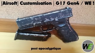 Airsoft Customisation  G17 Gen4  WE [upl. by Iago]