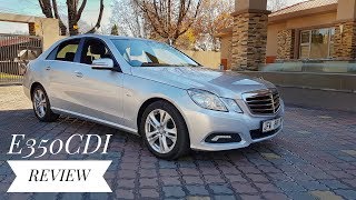 MercedesBenz E350CDI Blue Efficiency Review [upl. by Casanova379]