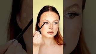 Deer Bambi makeup tutorial🦌 makeup shorts [upl. by Certie]