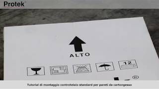 Tutorial di montaggio controtelaio standard per pareti da cartongesso [upl. by Okuy89]