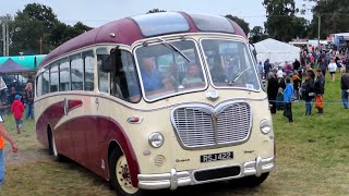 Buses and Coaches  1140 Convoy of Historic Commercial Vehicles  Shrewsbury Steam Rally 2024 [upl. by Ydnes]