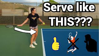 Why you should use an underhand serve [upl. by Schiff]