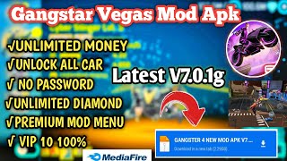 Gangstar Vegas Mod Apk V701a 2024 –💎 UNLIMITED MONEY ✈️amp Unlock VIP 10 [upl. by Garlaand213]