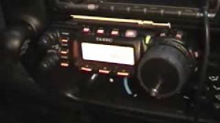 Yaesu FT857 and ATAS120 Mobile Setup [upl. by Alliuqahs]