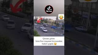 QƏZANI GÖRƏN KİMİ BOZ MAŞININ HƏYƏCANDAN BUFERİ QOPDU [upl. by Yneffit]