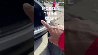 Tesla model y trunk space for traveling [upl. by Kyne623]