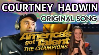 Courtney Hadwin  BACK With An Original  AGT Champions  2019  First Time Reaction [upl. by Scibert]