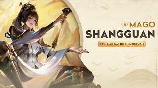 Como jogar de Shangguan  Novo Herói  Honor of Kings [upl. by Mallen671]