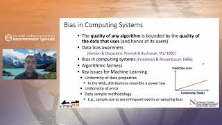 RecSys 2020 Keynote Bias on Search and Recommender Systems [upl. by Nika208]