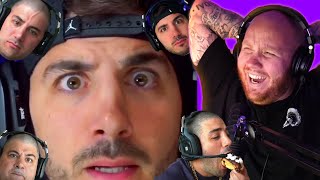 TIMTHETATMAN REACTS TO NICKMERCS FUNNY MOMENTS [upl. by Notsgnik]