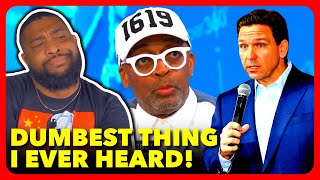 Spike Lee GOES ON DELUSIONAL RANT Over Ron DeSantis NEW Slavery Curriculum [upl. by Enneiluj]