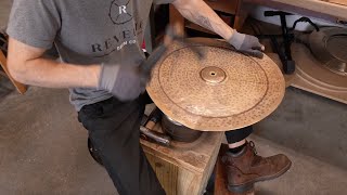 Turning A Clap Stack Into A China Cymbal  Timothy Roberts Cymbals [upl. by Atirma955]