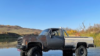 Painting my 1980 Chevrolet K10 Squarebody Part 1 [upl. by Ymrej123]