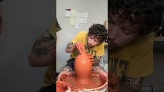 biiiig vase pottery art potteryjack artist [upl. by Eidoc]