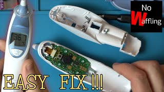 How to Fix Braun Ear Thermometer Thermoscan  EASY FIX  Beginners guide [upl. by Liew]