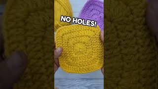 Crochet a noholes Granny Square with my EASY tutorial 😉 [upl. by Mor]