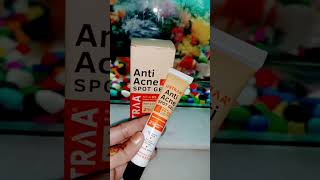 Anti acne gel only acne ke uper lagana he pure face par nahi laga he sirf raat ko youtubeshorts [upl. by Bernj]