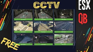 CCTV SCRIPT  Free  ESX  QBcore Latest  GTA5  FIVEM [upl. by Roach]