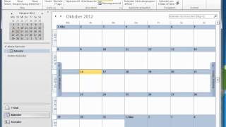 Öffentlicher iCal Google Kalender in Outlook 2010 abonnieren  synchronisieren  sync [upl. by Seraphina295]