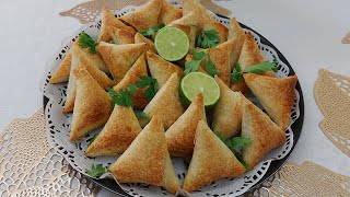 Samosa Meat  Arabic Sambusa Laham  Oven Baked Sambusa  Ramadan recipe [upl. by Anigar]