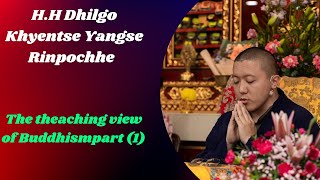 Dilgo Khyentse Yangsi Rinpoche Teaching The view of Buddhism part 1 [upl. by Namwen]