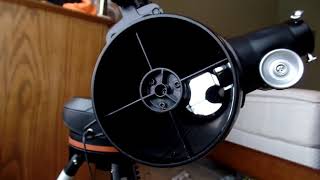 Celestron 114LCM collimation easier method [upl. by Asela]