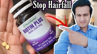 Biotin Plus 2500 mcg Benefits amp Side Effects  Biotin Plus results  Role of Biotin in Hair [upl. by Aeslahc]