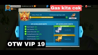 VIP 19 FIRST REVEAL  HERE WE GO UP TO VIP 19  RISE OF KINGDOMS [upl. by Wesle]