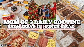 Baon Serye 15  Mom of 3 Daily Routine  School and Office Lunch Ideas  Lorelin Sia [upl. by Fulviah562]