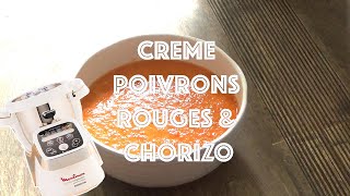 Recettes Companion — CRÈME DE POIVRONS ROUGES ET CHORIZO [upl. by Wilmette]