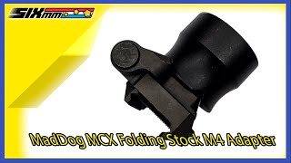 MadDog MCX Folding Stock M4 AdapterFor M1913 Rail Stock Adpater [upl. by Merna]