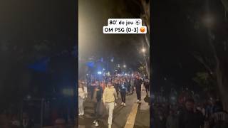 Les supporters quittent le stade avant la fin du match OM PSG 03 🤯😭 om psg marseille ligue1 [upl. by Remot445]