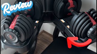 Bowflex SelectTech 552 Adjustable Dumbbells  Review [upl. by Pollak]