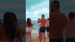 🏖️ Beautiful Beach Maresias São Paulo  Brazil shorts beach praia beachbrasil feedshorts [upl. by Aryhs]