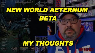 New World Aeternum Open BETA Review and Thoughts [upl. by Boone]