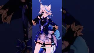 mmd x Genshin Impact Chipi Chipi Chapa Chapa Furina [upl. by Ermey]