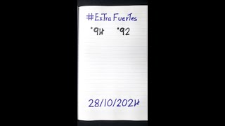 NUMEROS EXTRA FUERTES 28 OCTUBRE 2024 [upl. by Ethbin508]