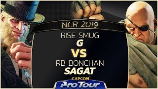 RISE Smug G vs RB Bonchan Sagat  NCR 2019  Top 16  CPT 2019 [upl. by Maggs]