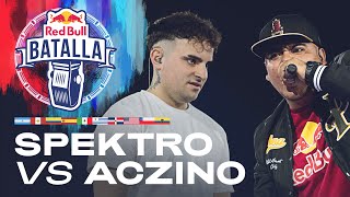 SPEKTRO vs ACZINO  Cuartos  Red Bull Batalla Internacional 2022 [upl. by Delila]