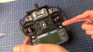 Binding and Setting Up the FlySky i6 Transmitter for a quadcopterdrone [upl. by Annig]