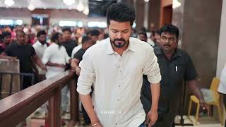 Thalapathy vijay Election WhatsApp status  Vijay political entry MGR  salaar bgm [upl. by Aihseuqram592]