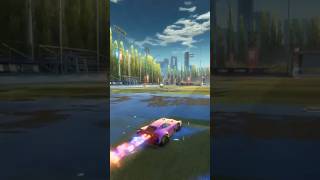 Hitting a 1mph goal in Rocket League [upl. by Nitsid]