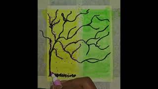 Beautiful scenery art  Simple and creativity art Rinson Art and crafts [upl. by Absalom]