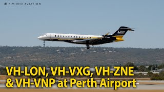 Some midday RW03 action at Perth Airport [upl. by Love336]