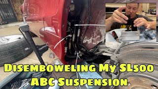 How To Rebuild An ABC Valve Block To Keep Your Mercedes From Squatting [upl. by Limemann]